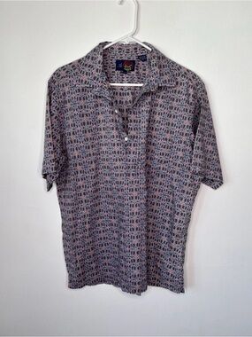 Liberty House Ono Shirt short Sleeve 1/4 Button-Down Shirt